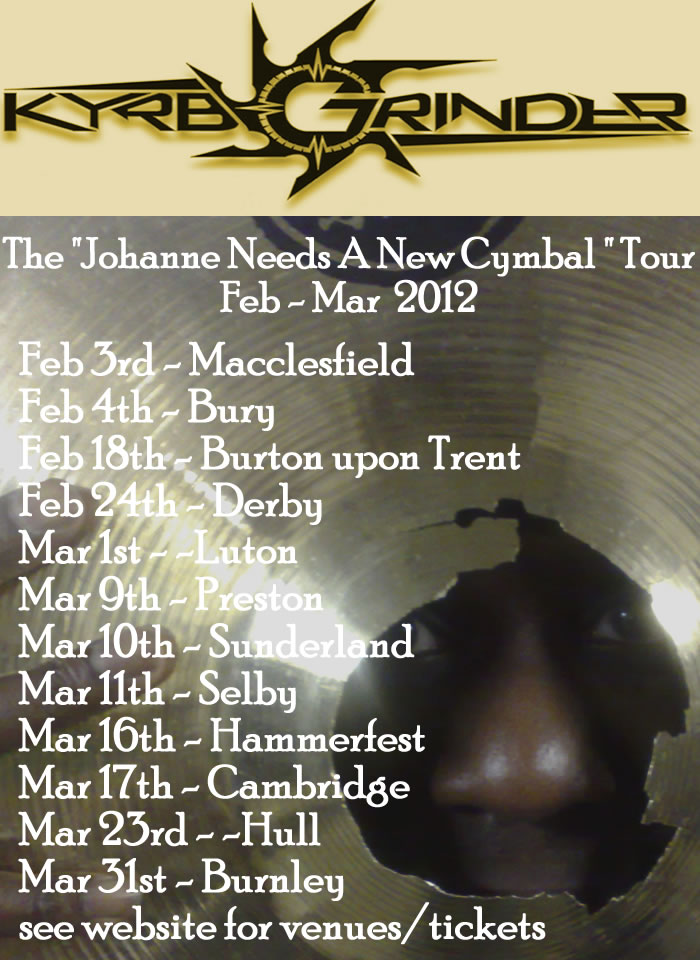 Kyrbgrinder new UK tour announced