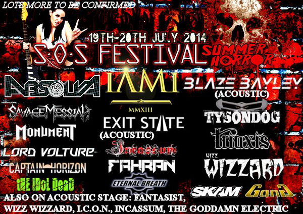 SOS Festival Announce Four More Bands To The Line-up!