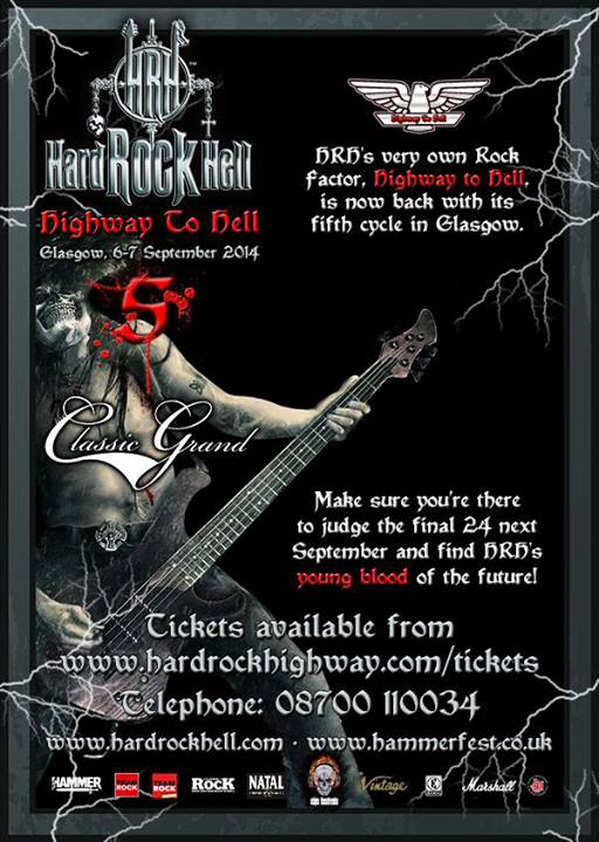 HRH Announce The 69 Bands Through To The Voting Stage Of The HIGHWAY TO HELL Competition!