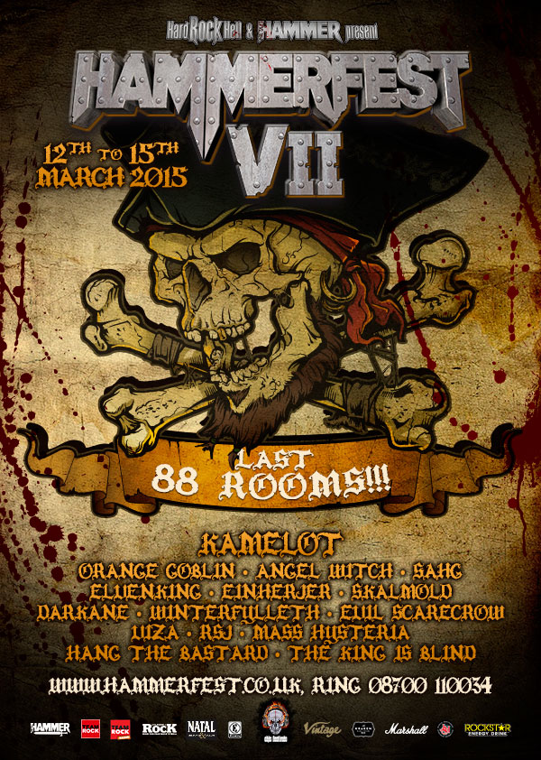HAMMERFEST 7 Announce More Acts Including CANDLEMASS, DEVILMENT, RAGING SPEEDHORN & HELL