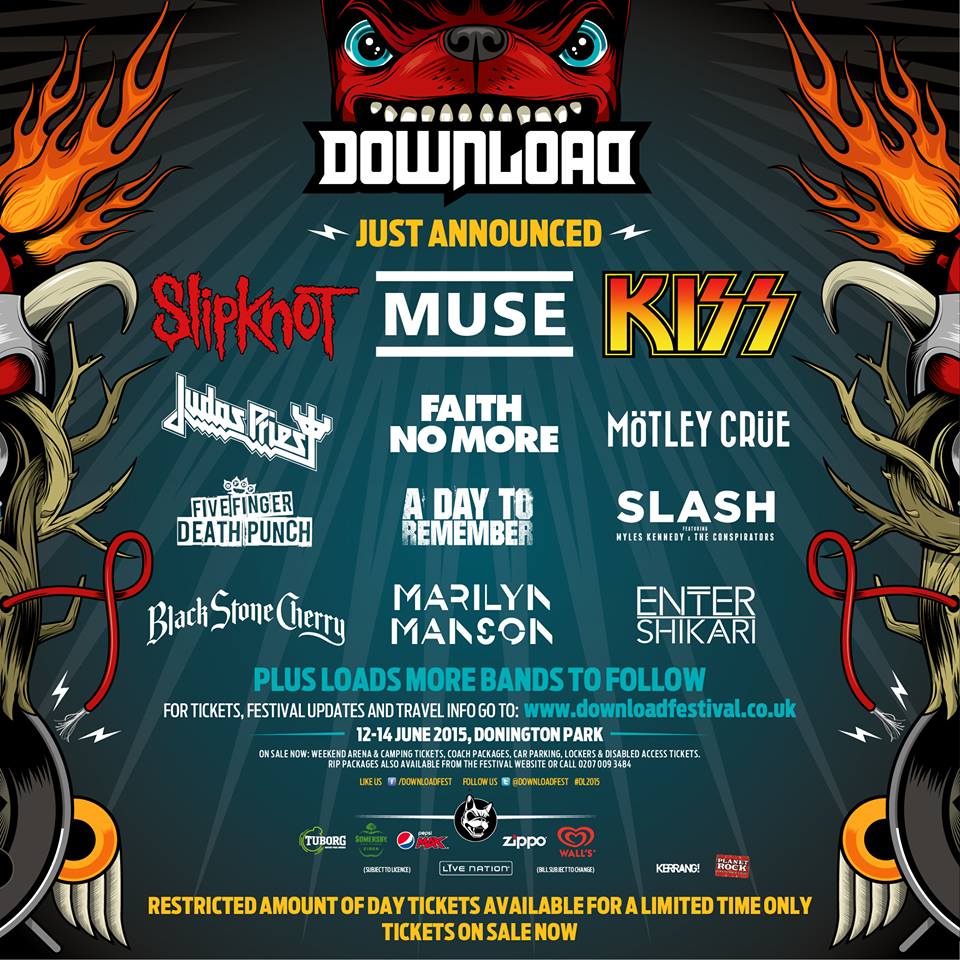 TICKETS ON SALE NOW FOR DOWNLOAD 2015