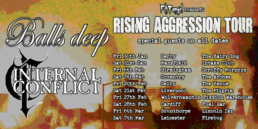 Rising Aggression Tour Set to Destroy the UK!