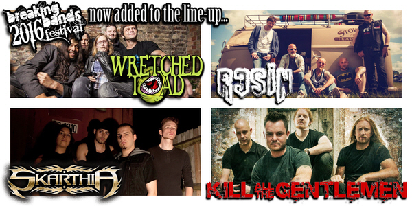 4 More Bands Announced For BREAKING BANDS 2016!