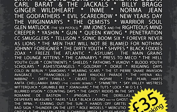 CAMDEN ROCKS Announces More Bands Including Sets From YASHIN, PENETRATION, SONIC BOOM SIX, JOHNNY FOREIGNER & More