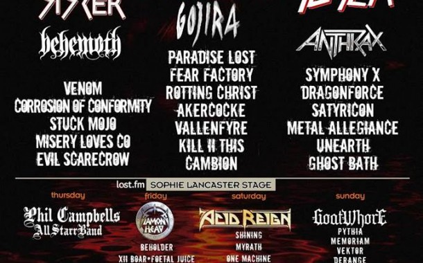 More Bands Announced With Only Seven Weekends Until BLOODSTOCK!