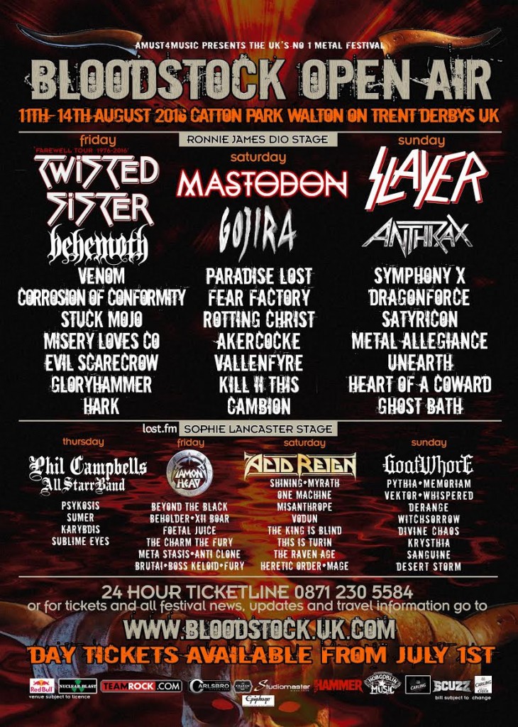 Bloodstock Open Air 2016