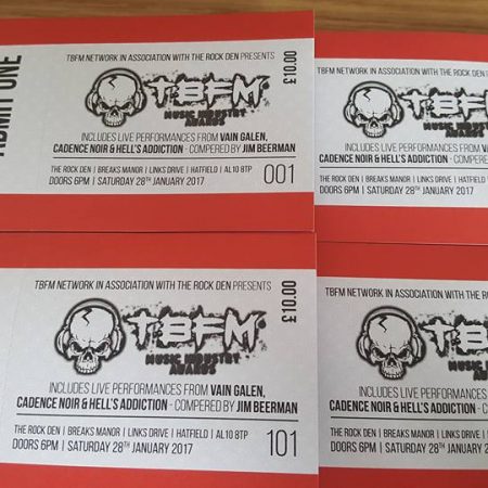 TBFM Awards tickets