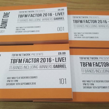 TBFM Factor tickets