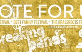 BREAKING BANDS FESTIVAL – NOMINATED FOR 4 AWARDS AT UK FESTIVAL AWARDS 2016